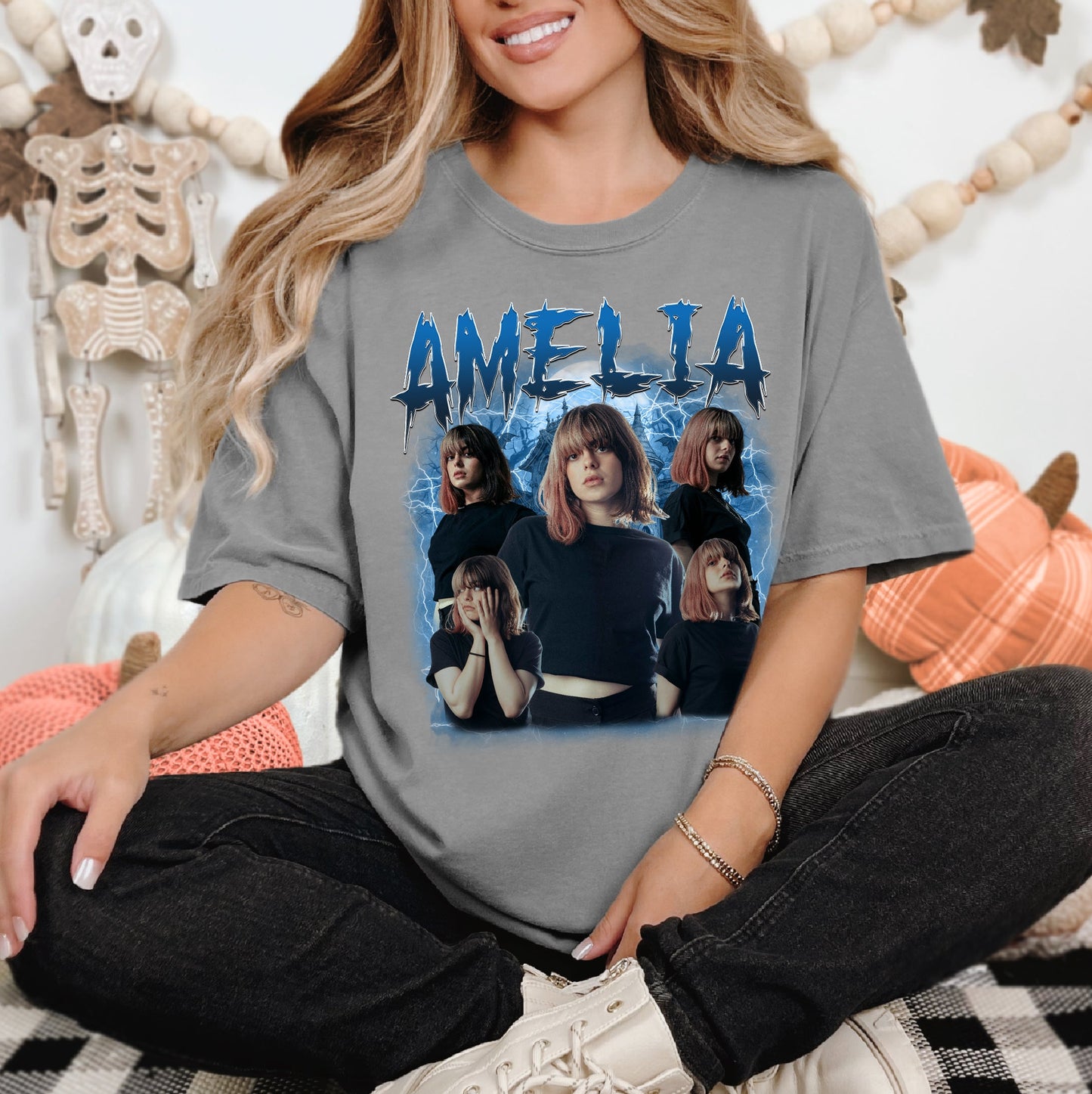 Halloween Comfort Colors Shirt – Custom Design with Your Own Touch