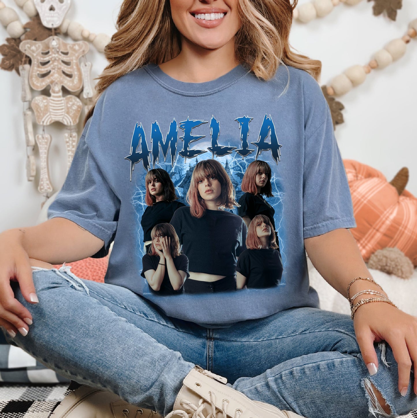 Halloween Comfort Colors Shirt – Custom Design with Your Own Touch