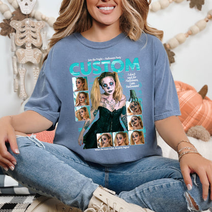 Custom Halloween Comfort Colors Shirt – I Am Halloween Design