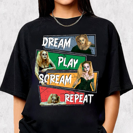 Customizable Halloween Shirt – Creepy Doll Comfort Colors Tee