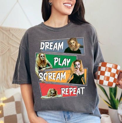 Customizable Halloween Shirt – Creepy Doll Comfort Colors Tee