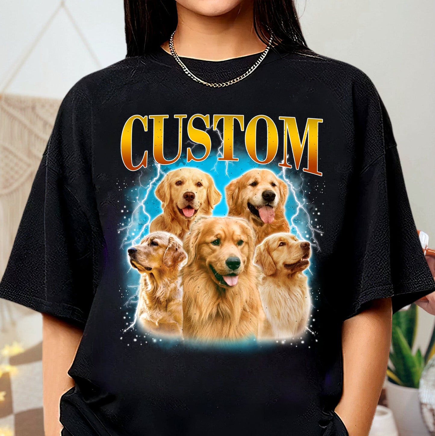 Custom Dog Portrait Shirt – Shirt with Pet’s Face