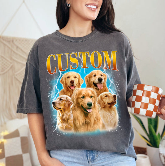 Custom Dog Portrait Shirt – Shirt with Pet’s Face