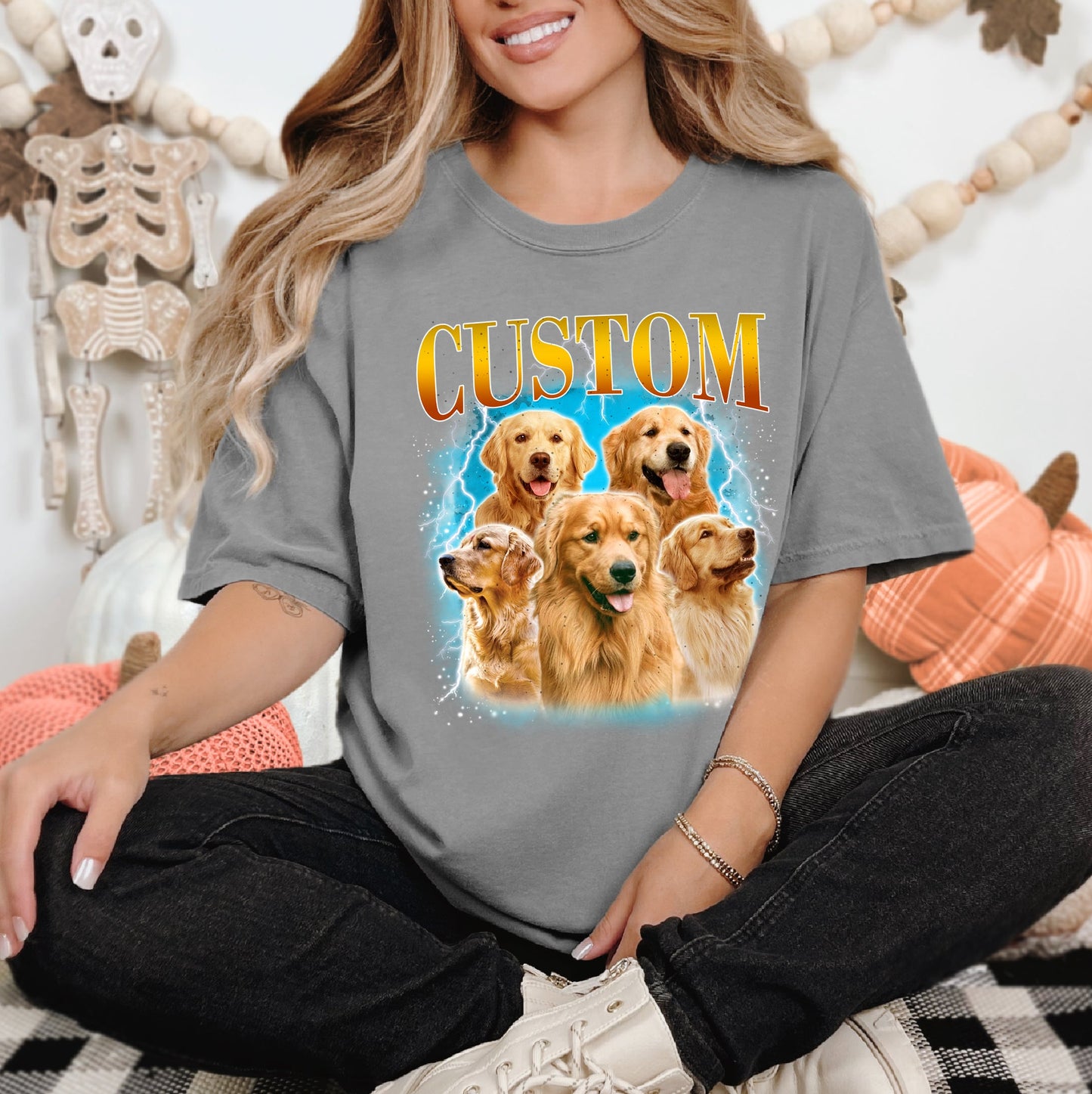 Custom Dog Portrait Shirt – Shirt with Pet’s Face
