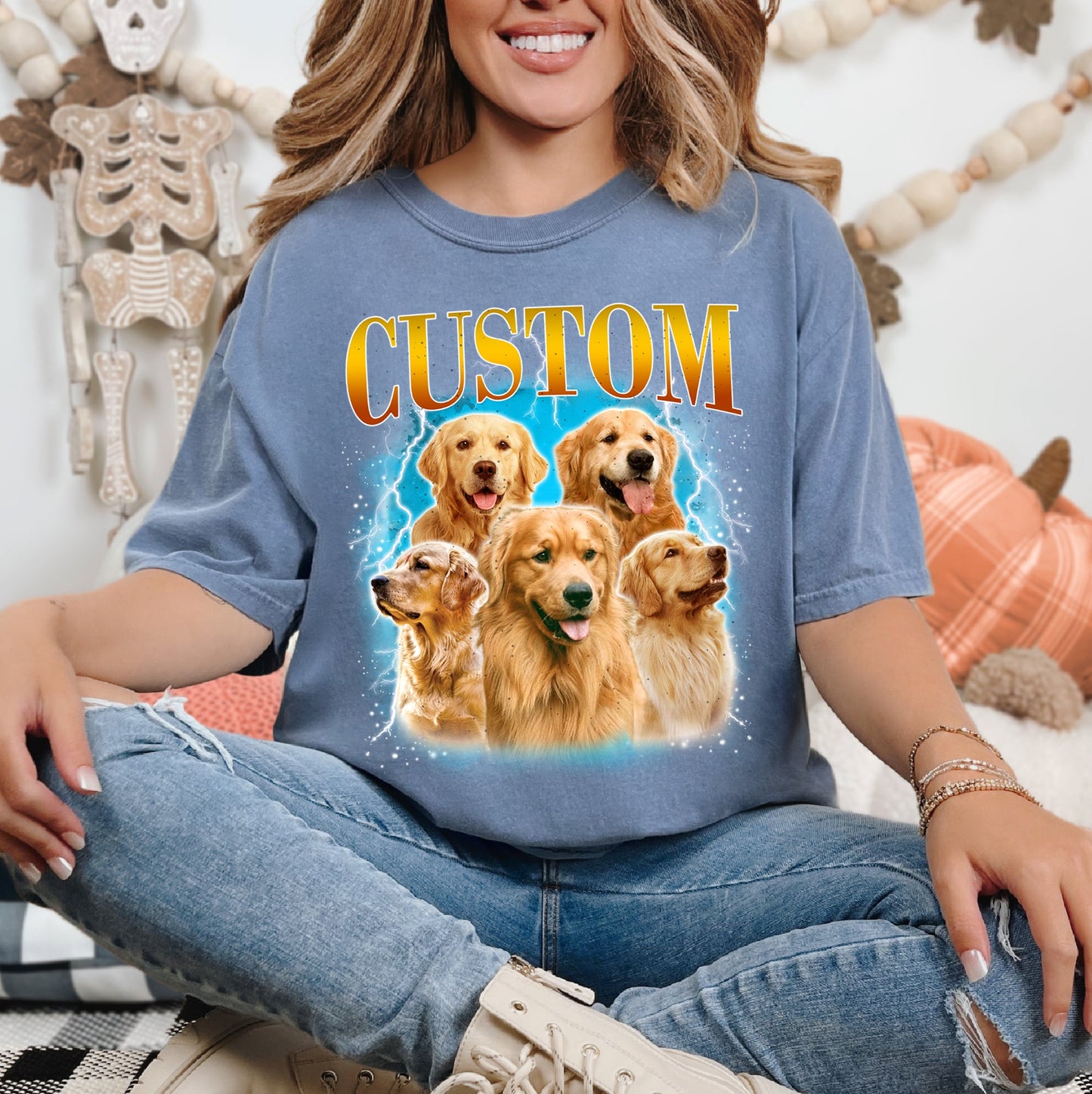 Custom Dog Portrait Shirt – Shirt with Pet’s Face