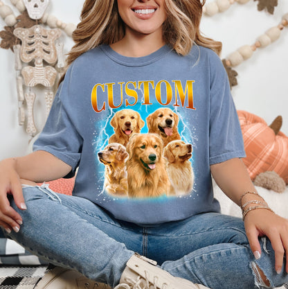 Custom Dog Portrait Shirt – Shirt with Pet’s Face