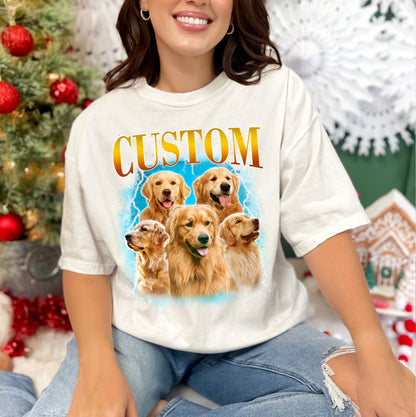 Custom Dog Portrait Shirt – Shirt with Pet’s Face
