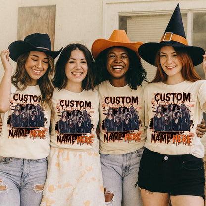 Haunted Souls Comfort Colors Tee – A Spooky Custom Halloween Shirt