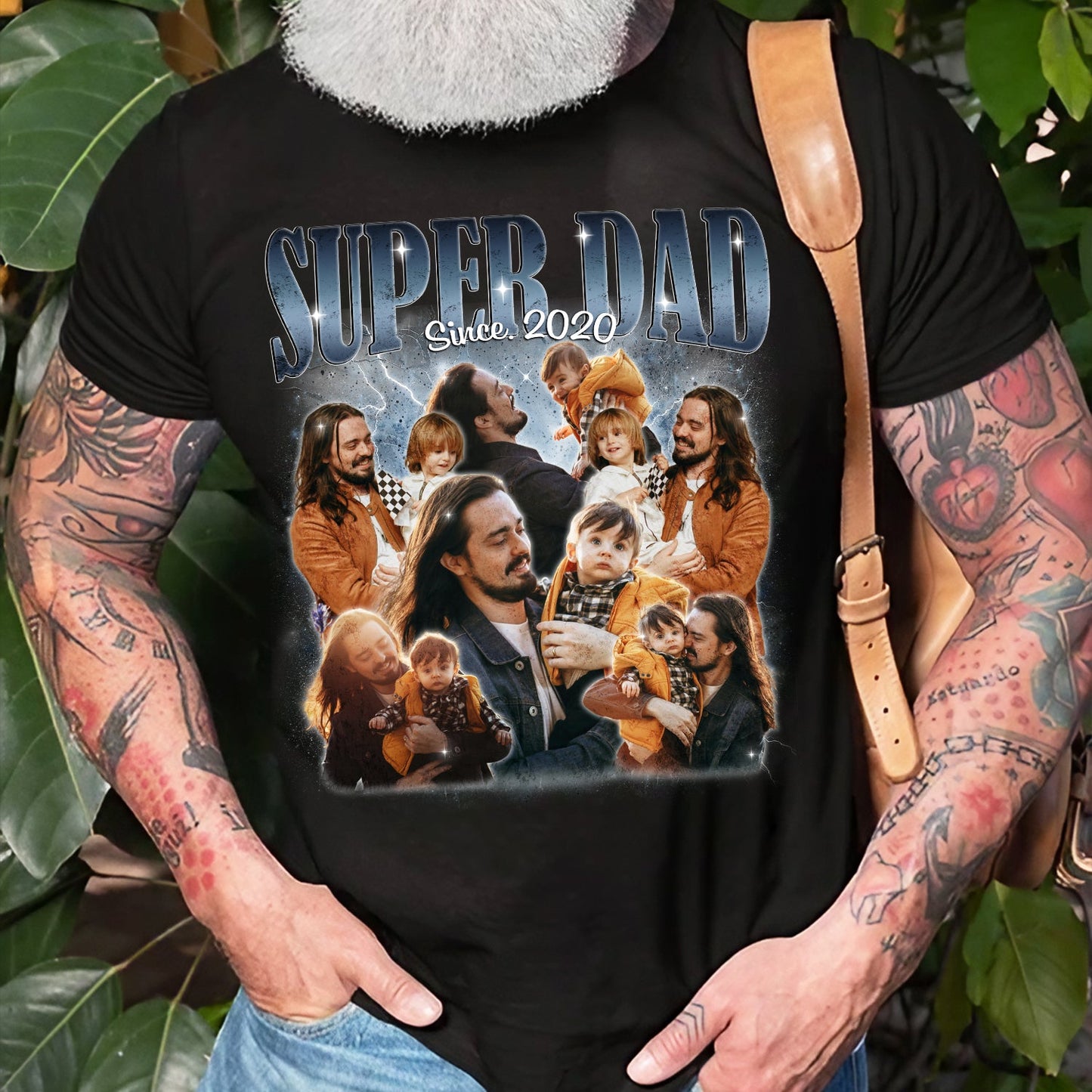 Personalized Grill Master Shirt – Custom Photo Dad Tee
