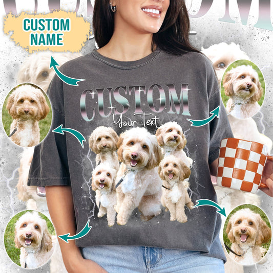 Custom Dog Face Graphic Tee – Shirt with Pet’s Face