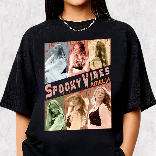Retro Spooky Vibes Shirt – Vintage Comfort Colors Tee