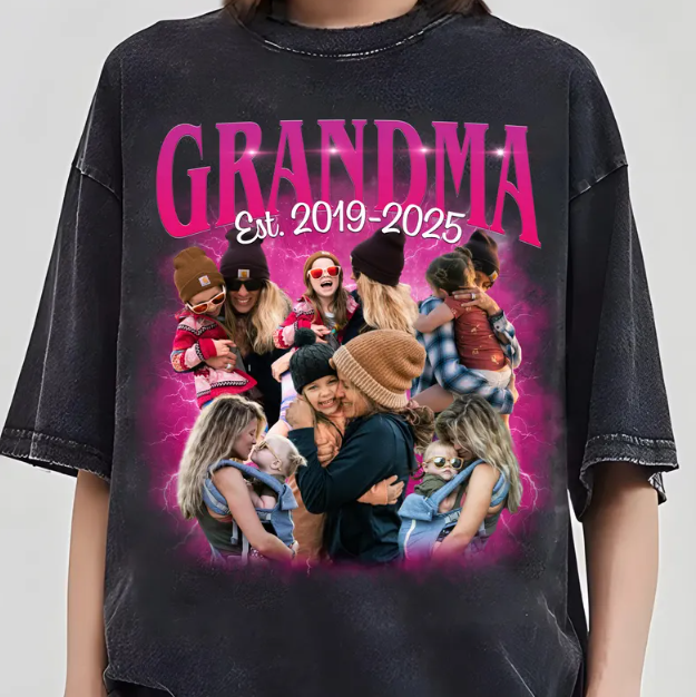 Custom Photo Mom Tee – Personalized Mother and Daughter Shirt