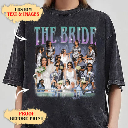 Custom Bachelorette Party Shirt – Bride or Groom Squad Photo